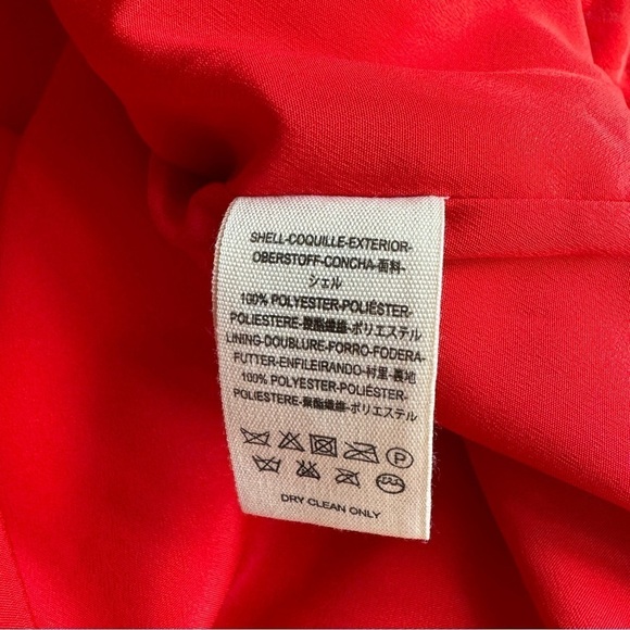 Free People Let’s Dance Red Jacquard Mini Dress Sz 8 NWT - Picture 13 of 15